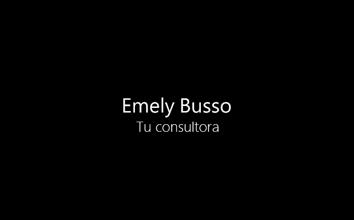 Emely Busso, Tu consultora