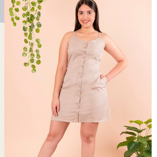 VESTIDO DRILL