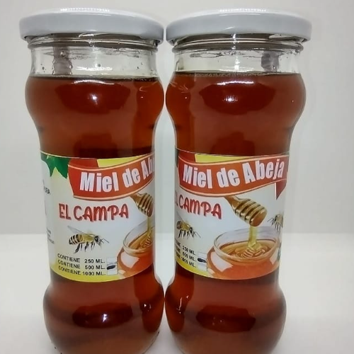 MIEL DE ABEJA pack 02 envases de 500gr