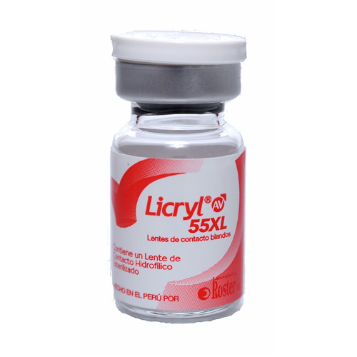 Lentes de contacto blandos anuales Licril 55XL