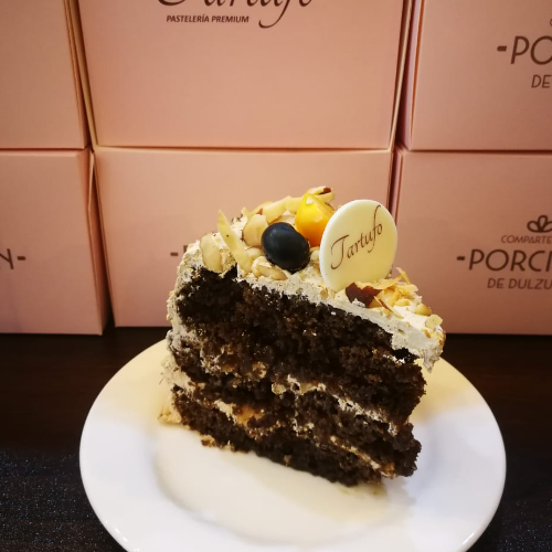 Porción de Pastel de Aguaymanto