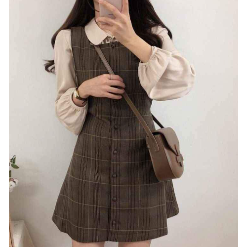 Vestidos coreanos ORIGINALES casual preppy juvenil