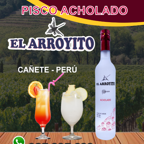 PISCO ACHOLADO 500ML