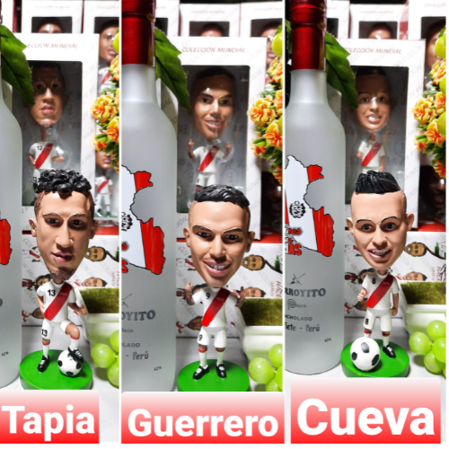 COLECCIÓN 9 JUGADORES DE LA SELECCIÓN ( regalo un Pisco 500ml )