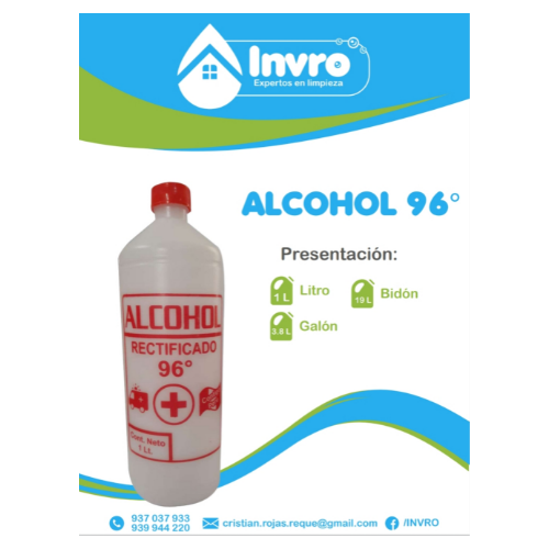 ALCOHOL 96° - LITRO