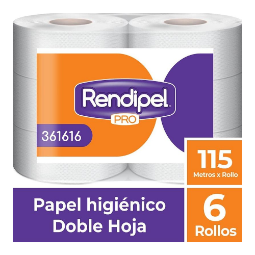 PAPEL INSTITUCIONAL "RENDIPEL" X 6 ROLLOS